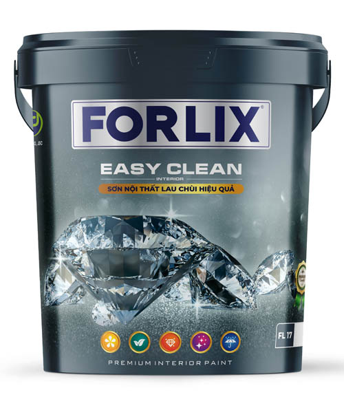 Sơn nội thất lau chùi hiệu quả