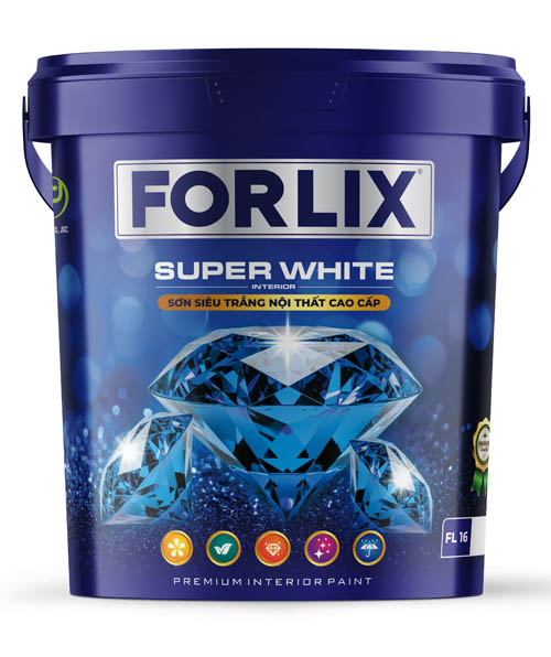 Sơn nội thất siêu trắng cao cấp